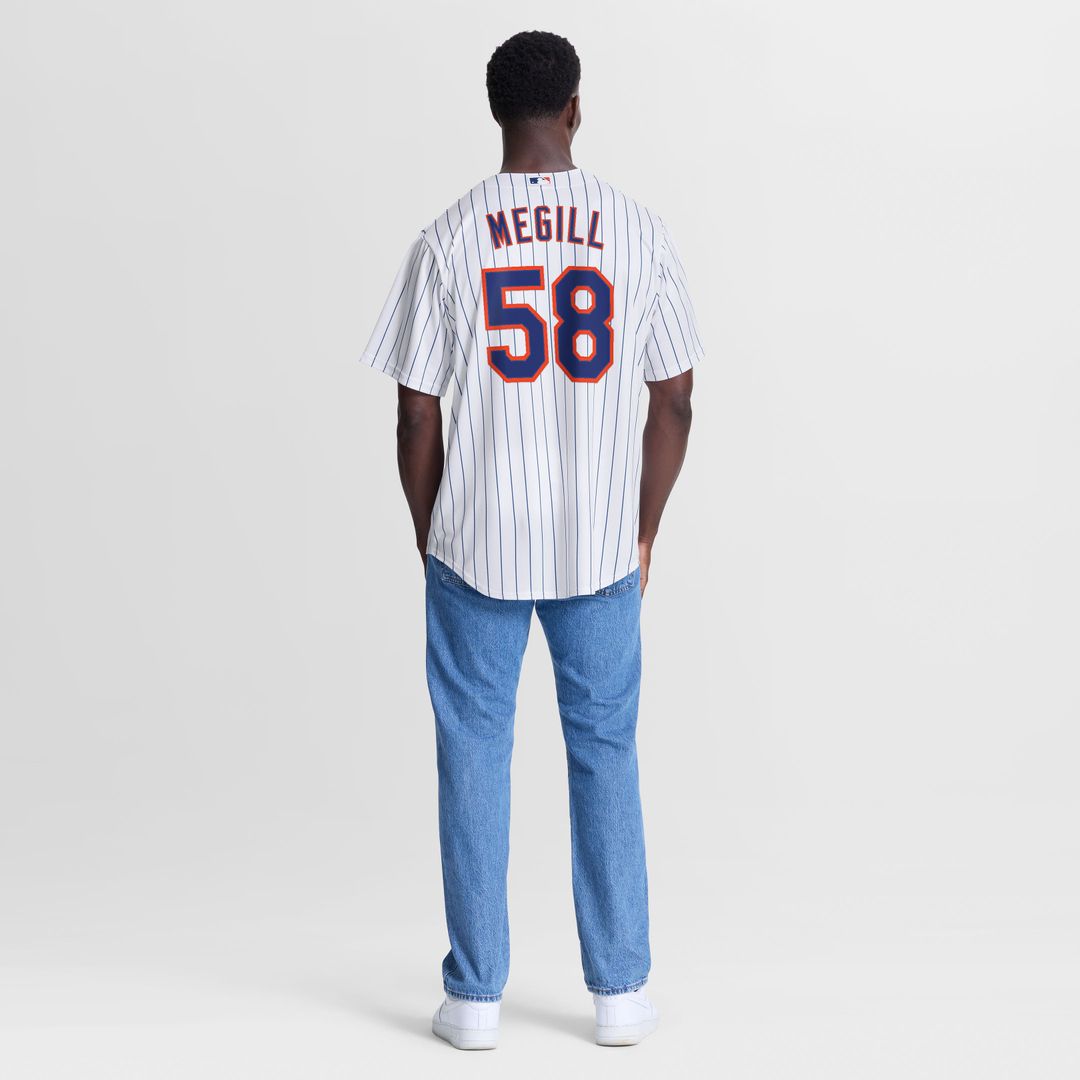 Tylor Megill New York Mets Home Replica Jersey - White