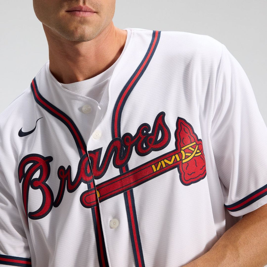 Atlanta Braves Home Replica Team Jersey - White