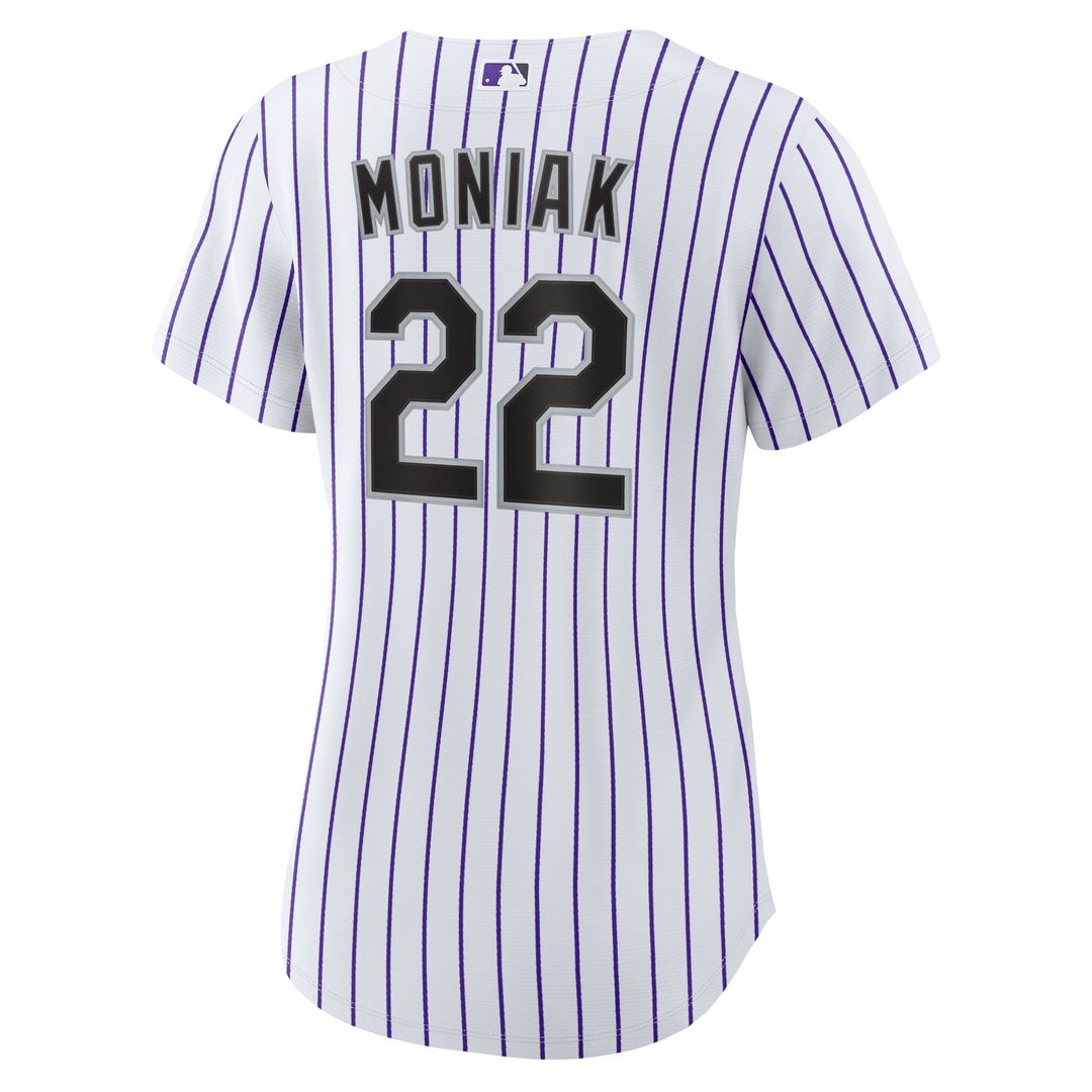 Mickey Moniak Colorado Rockies Women's Home Replica Jersey - White