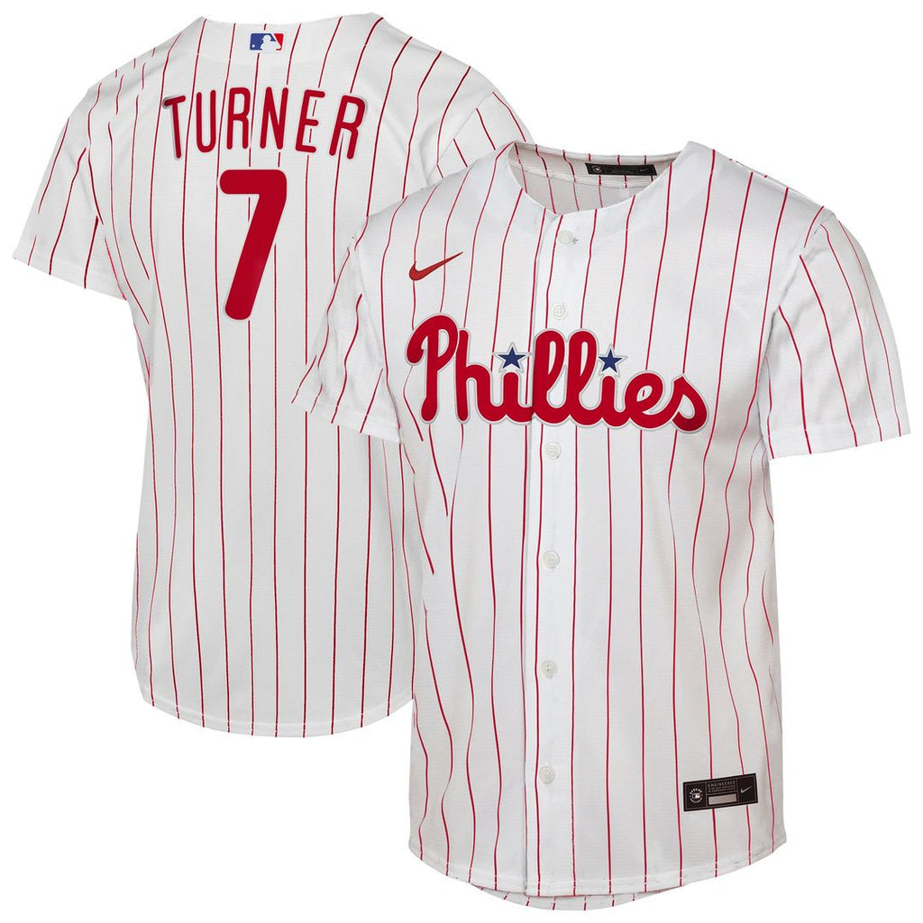 Trea Turner Philadelphia Phillies Youth Home Replica Jersey - White