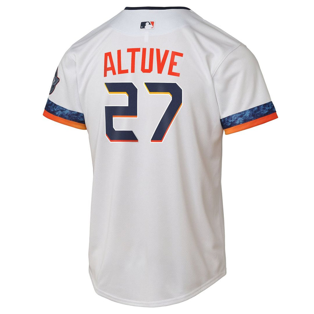 Jose Altuve Houston Astros Youth 2025 City Connect Limited Player Jersey - White