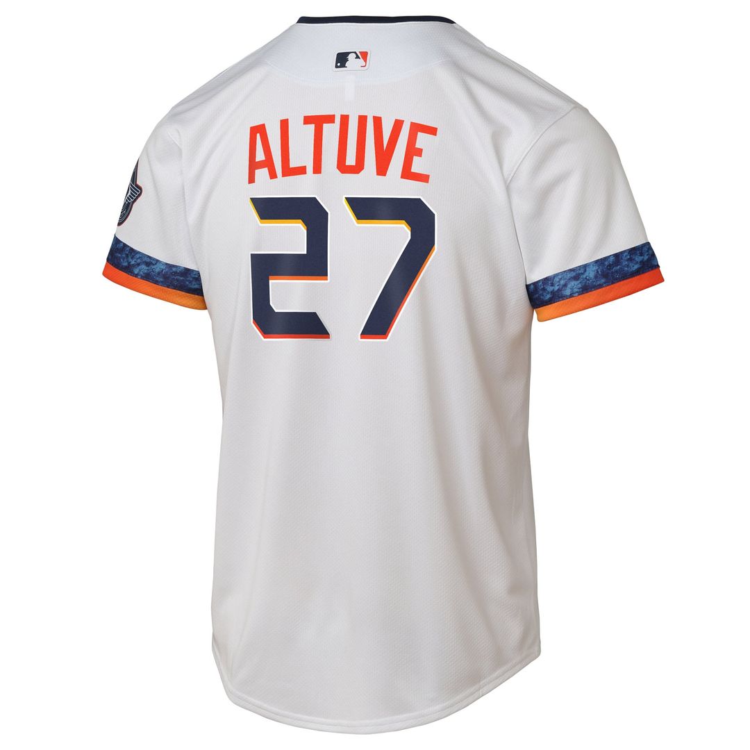 Jose Altuve Houston Astros Youth 2025 City Connect Limited Player Jersey - White
