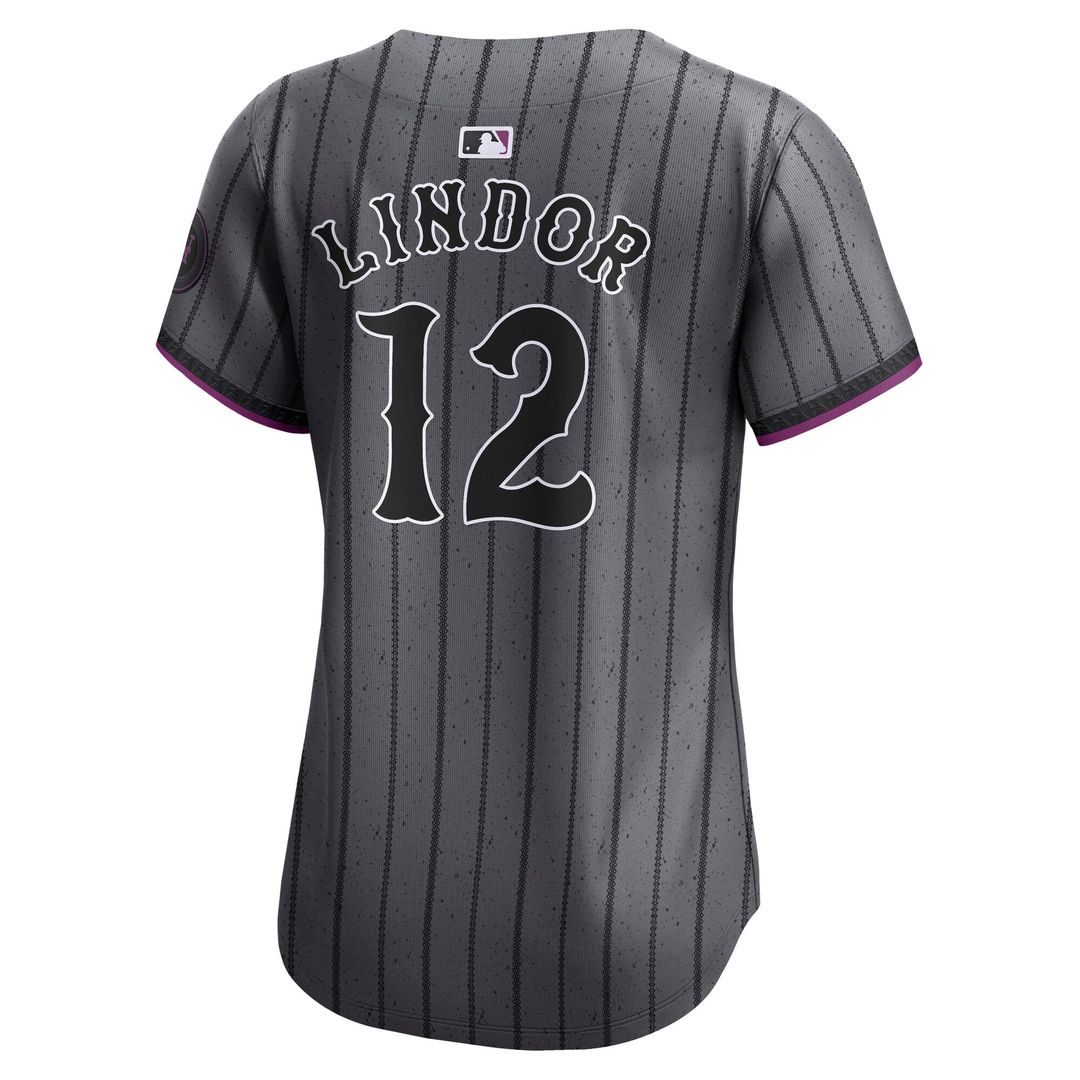 Francisco Lindor New York Mets Women's City Connect Limited Jersey - Gray