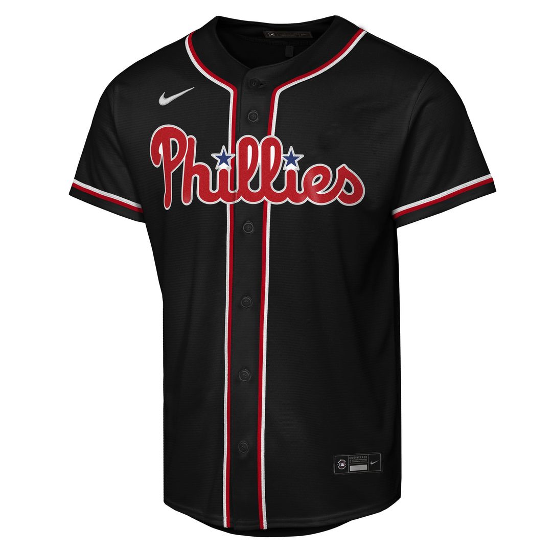 Bryce Harper Philadelphia Phillies Youth Fashion Replica Player Jersey - Black