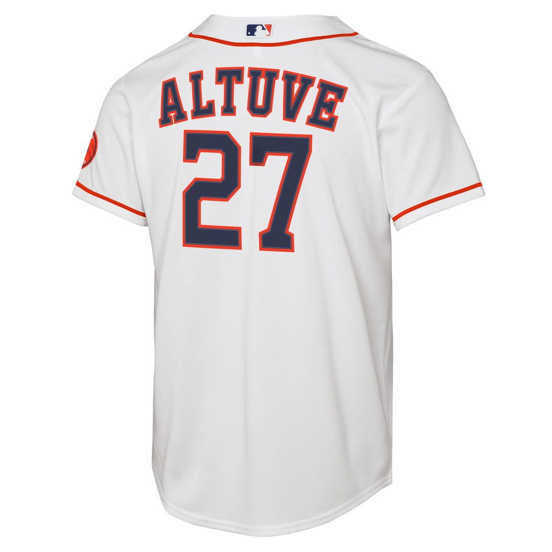 Jose Altuve Houston Astros Youth Home Stadium Jersey - White
