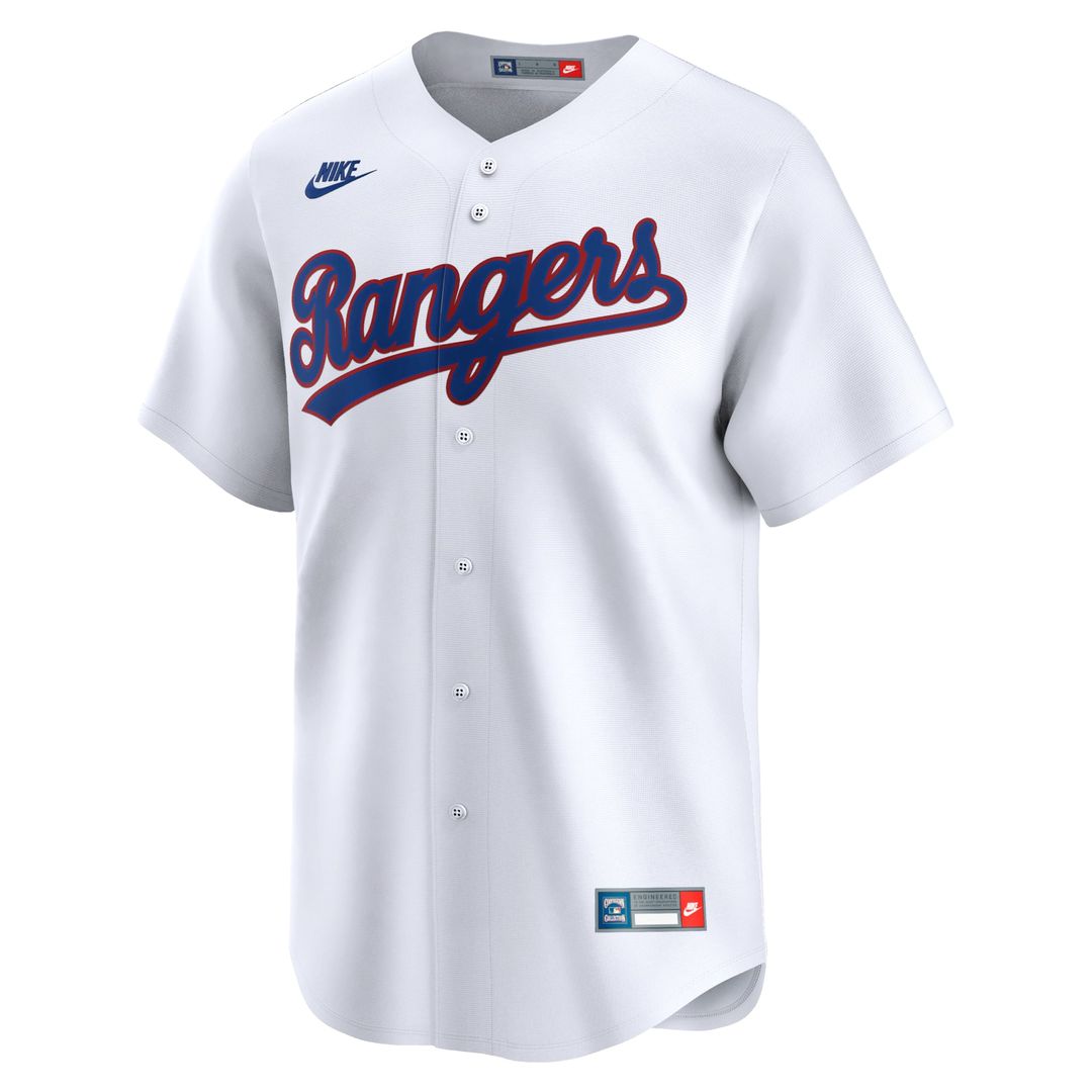 Texas Rangers Cooperstown Collection Limited Jersey - White