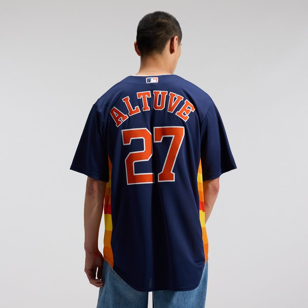 Jose Altuve Houston Astros Alternate 2 Replica Jersey - Navy