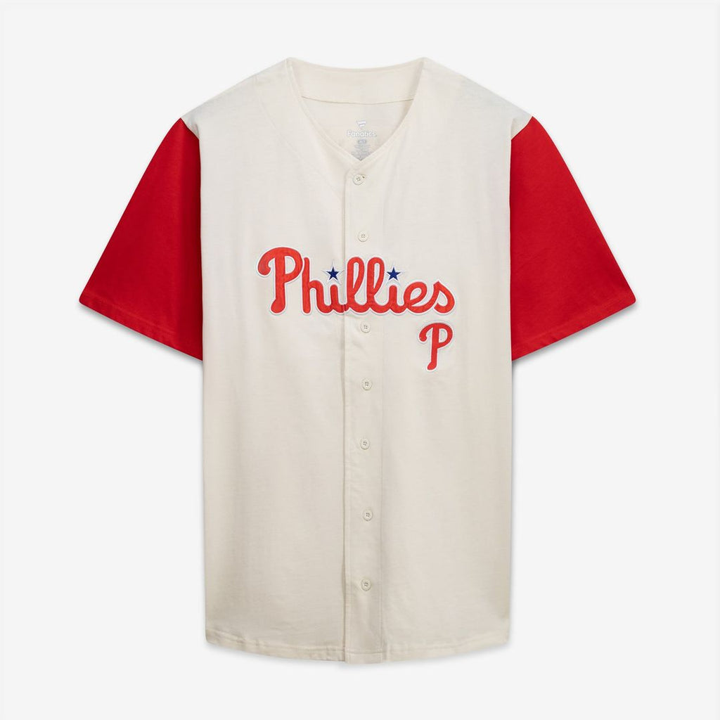 Philadelphia Phillies Profile Big & Tall Two - Color Fashion Jersey - Cream/Red