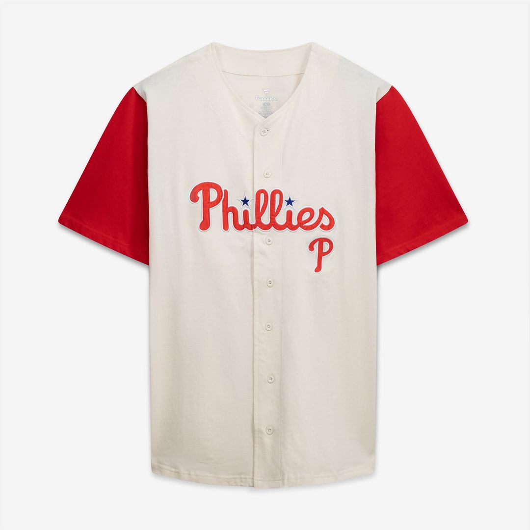 Philadelphia Phillies Profile Big & Tall Two - Color Fashion Jersey - Cream/Red