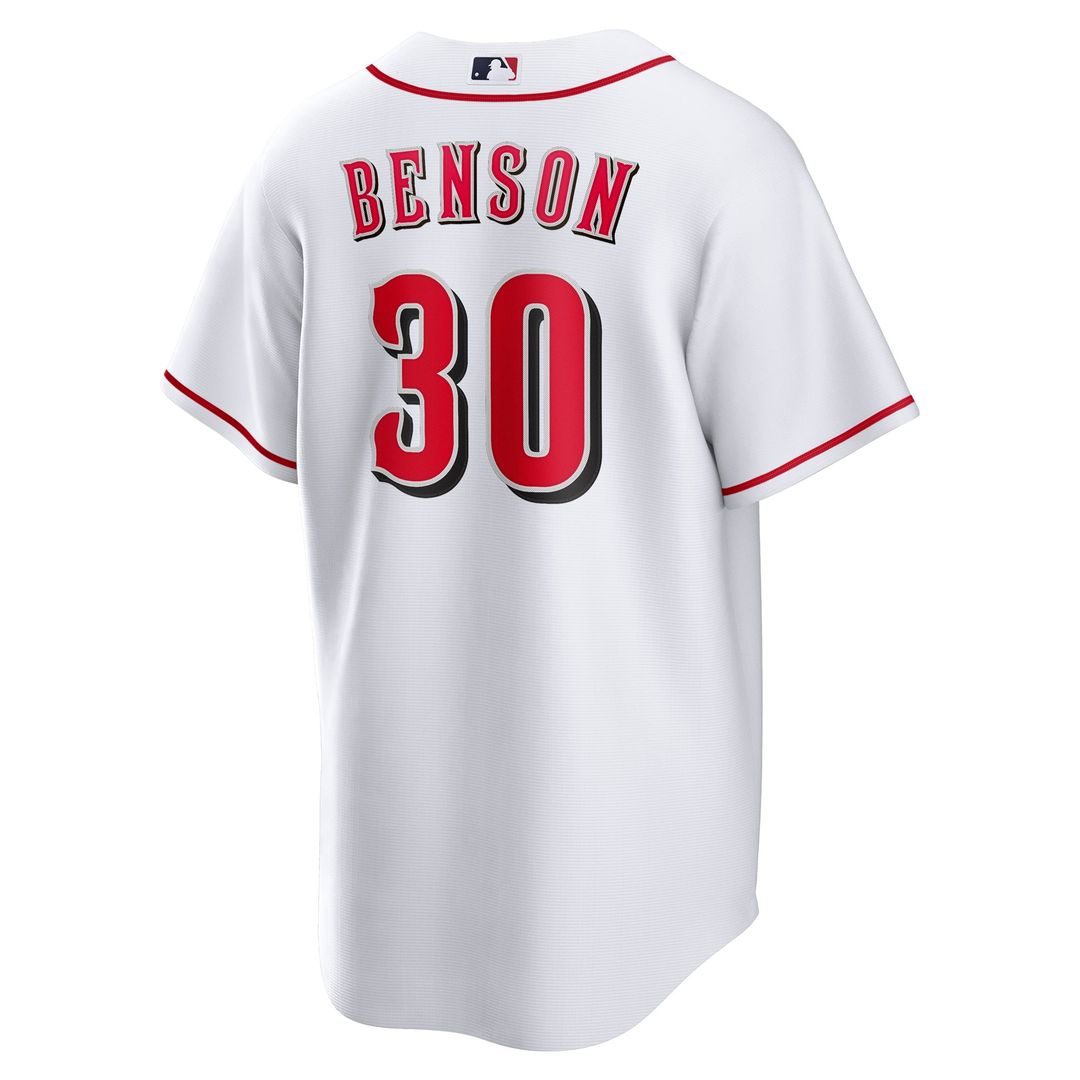 Will Benson Cincinnati Reds Home Replica Jersey - White
