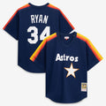 Nolan Ryan Houston Astros Authentic Batting Practice Jersey - Navy