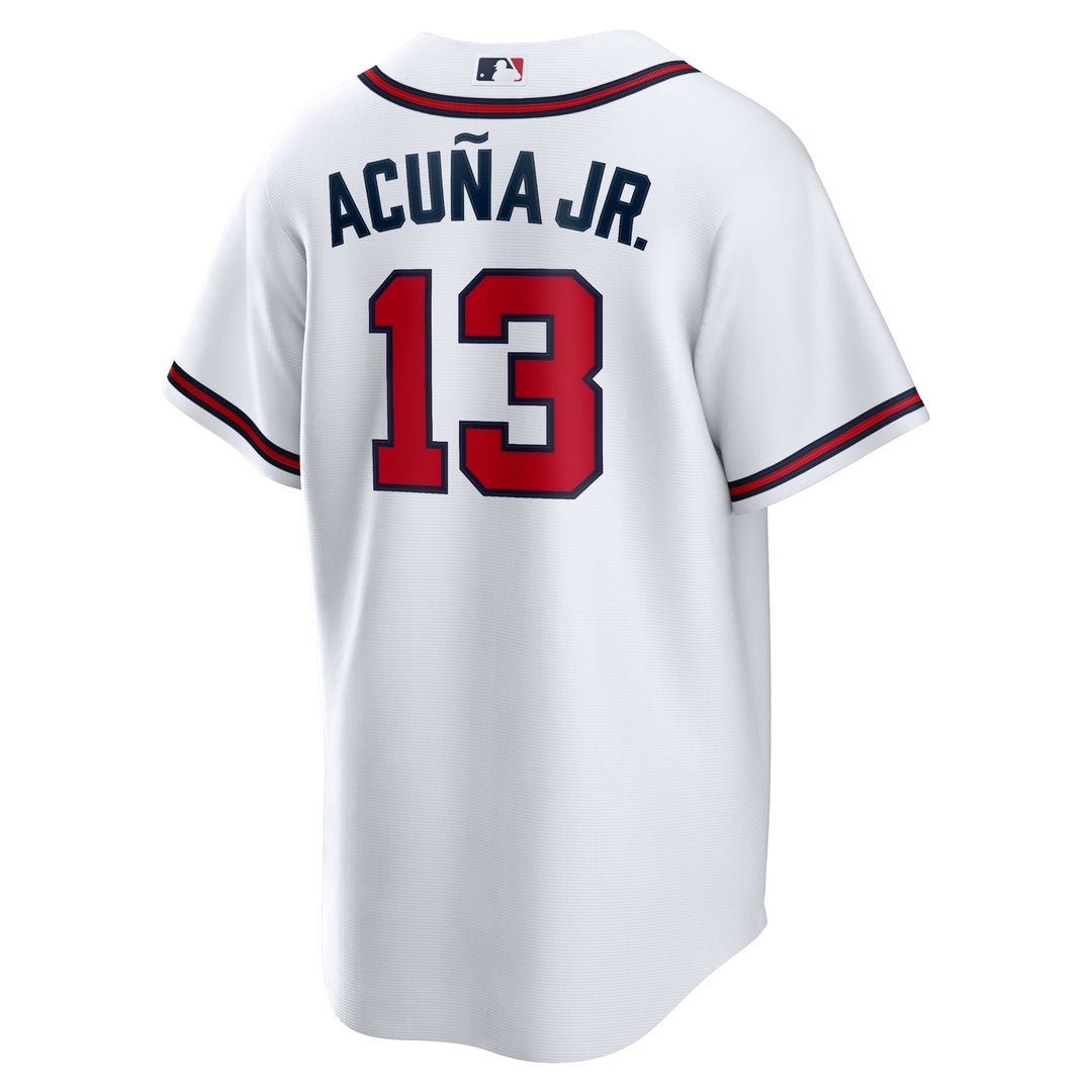 Ronald Acuna Jr. Atlanta Braves Home Replica Player Name Jersey - White