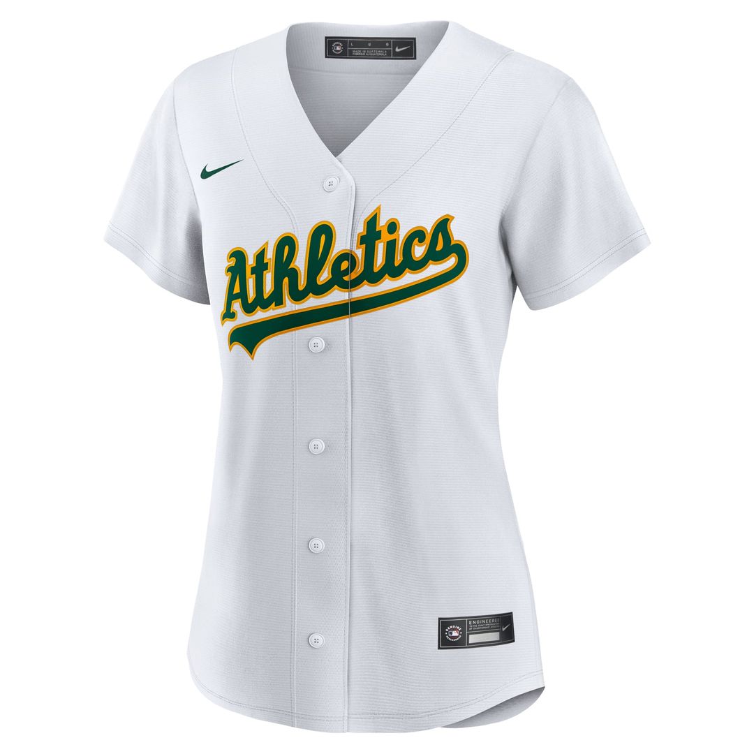 Zack Gelof Athletics Women's Home Replica Player Jersey - White