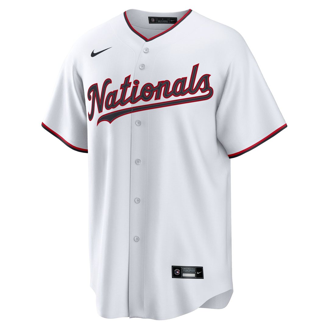 James Wood Washington Nationals Home Replica Jersey - White