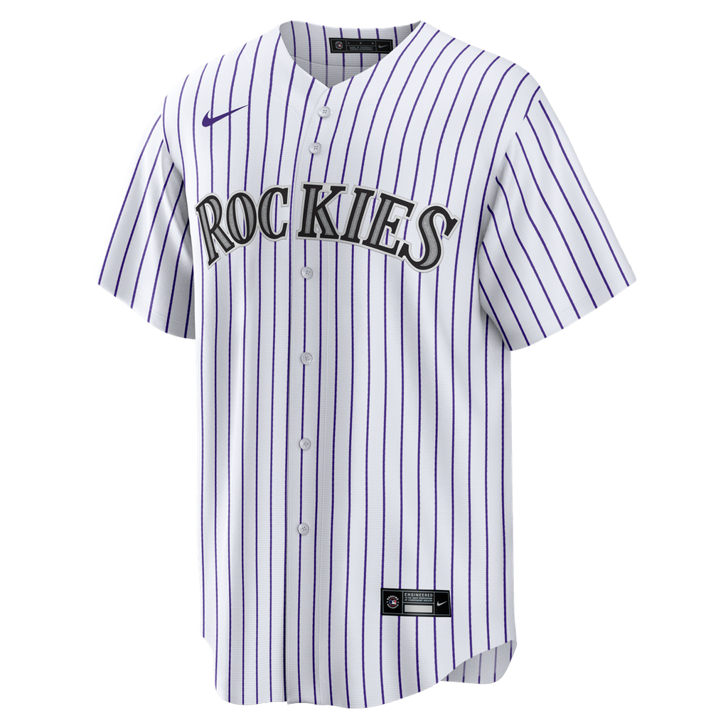 Colorado Rockies Home Big & Tall Replica Jersey - White