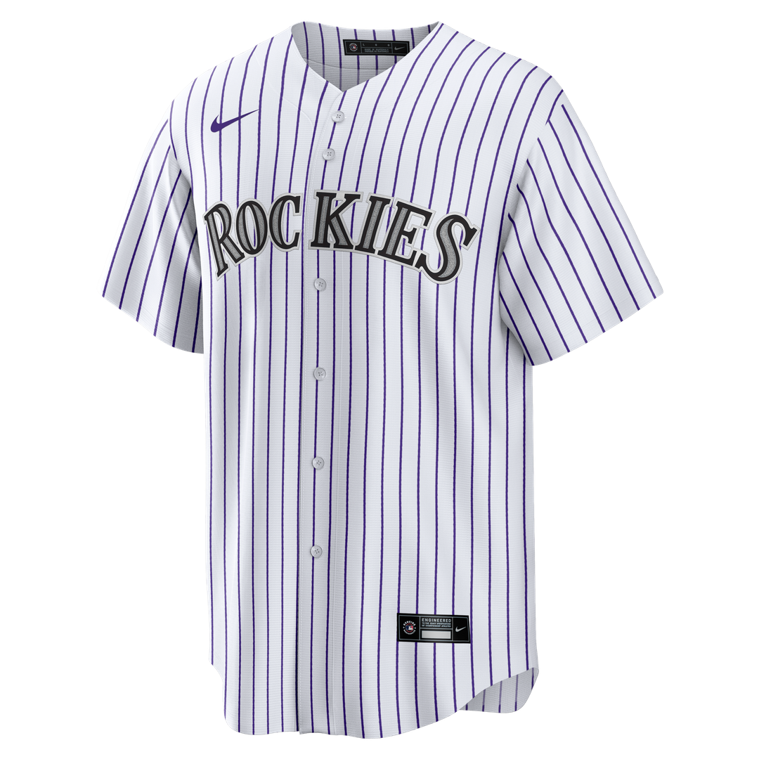 Colorado Rockies Home Big & Tall Replica Jersey - White