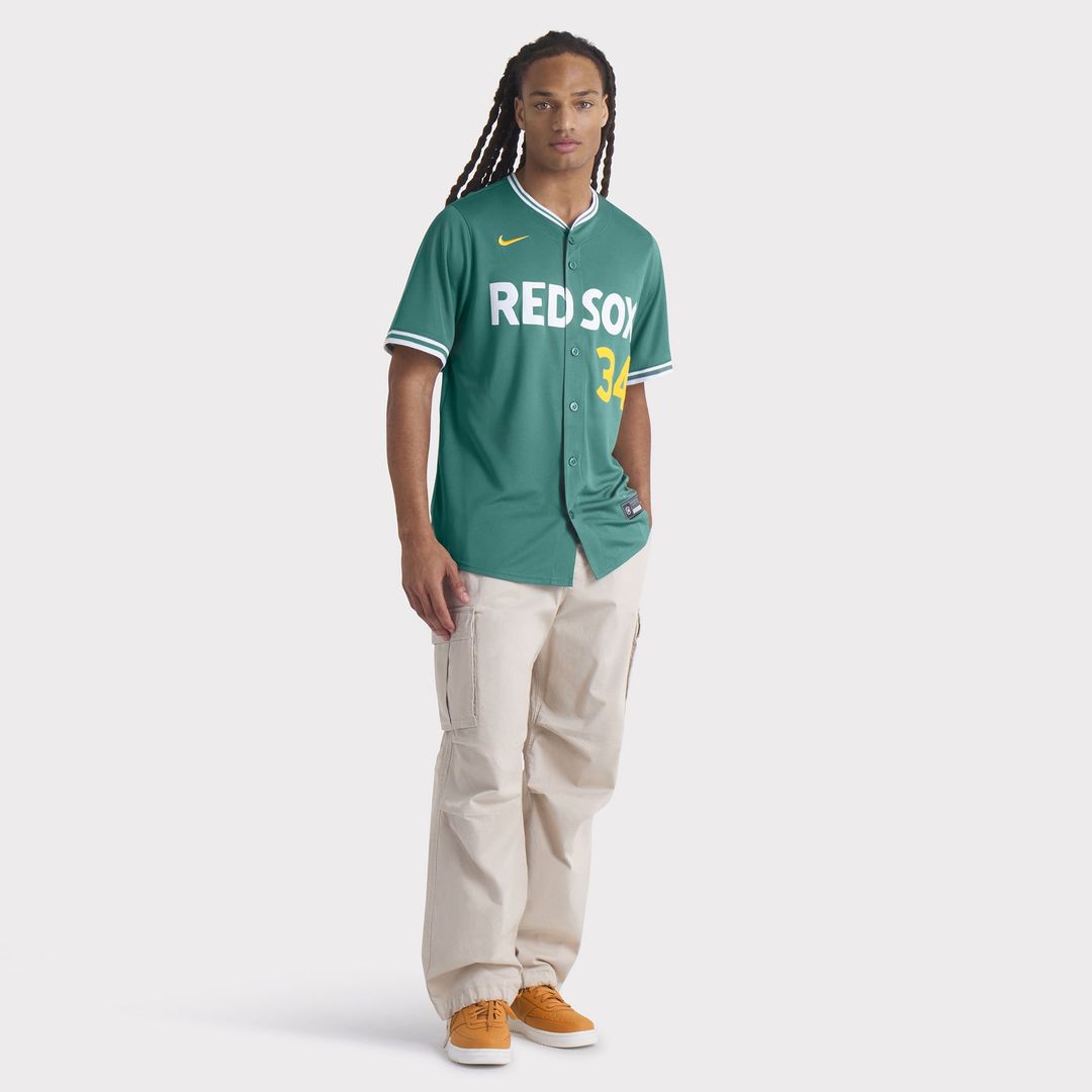 David Ortiz Boston Red Sox 2025 City Connect Limited Retired Player Jersey - Green