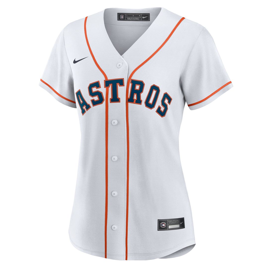 Houston Astros Women's #1 Bride Home Replica Jersey - White