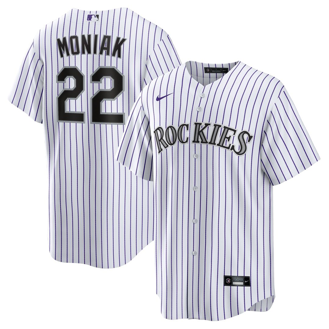 Mickey Moniak Colorado Rockies Home Replica Jersey - White