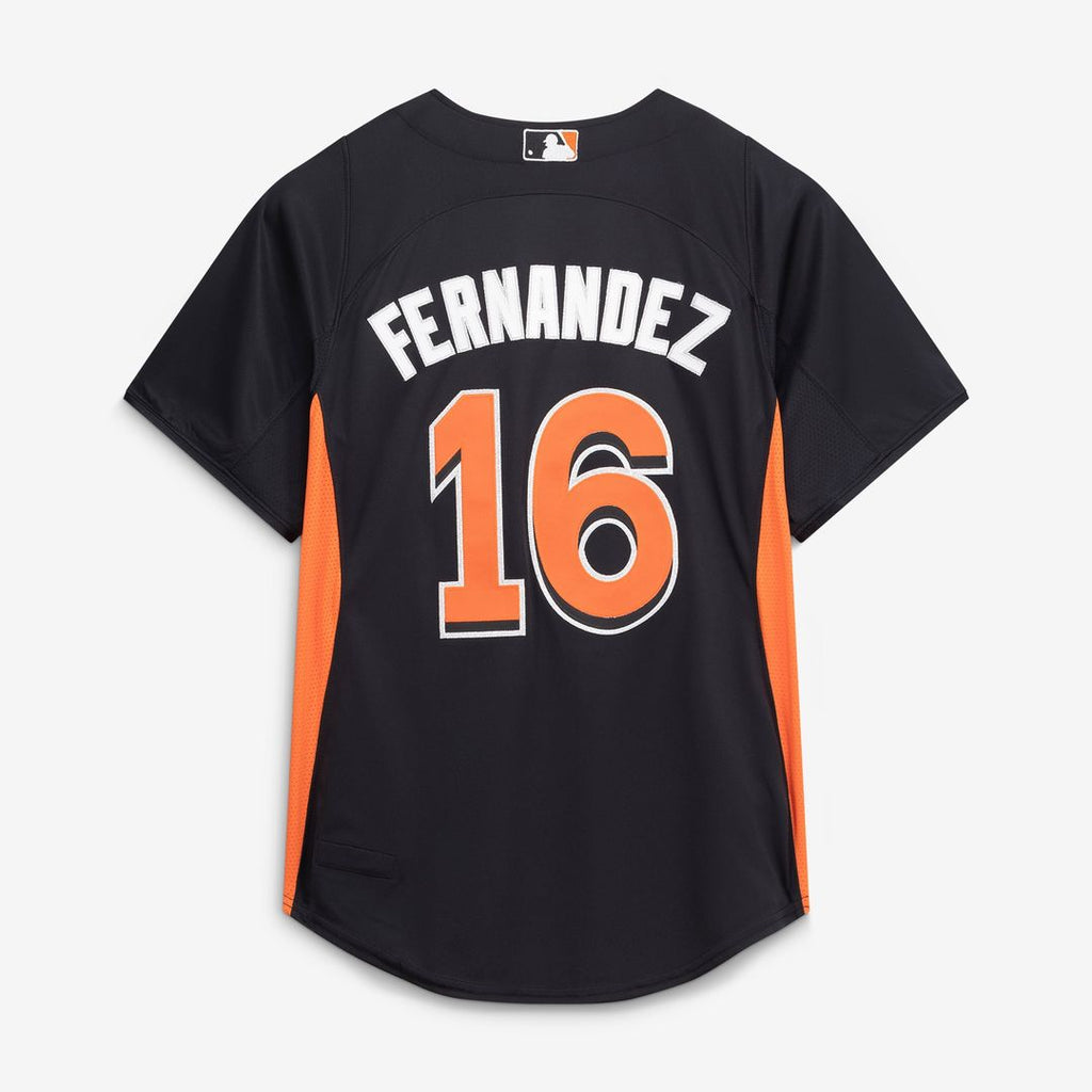 Jose Fernandez Miami Marlins Authentic Batting Practice Jersey - Black