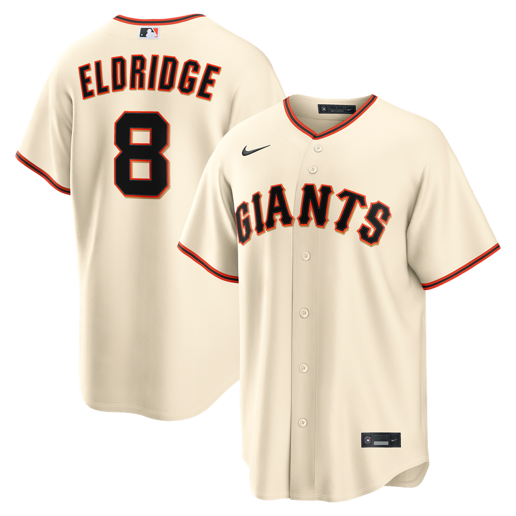 Bryce Eldridge San Francisco Giants Home Replica Jersey - Cream