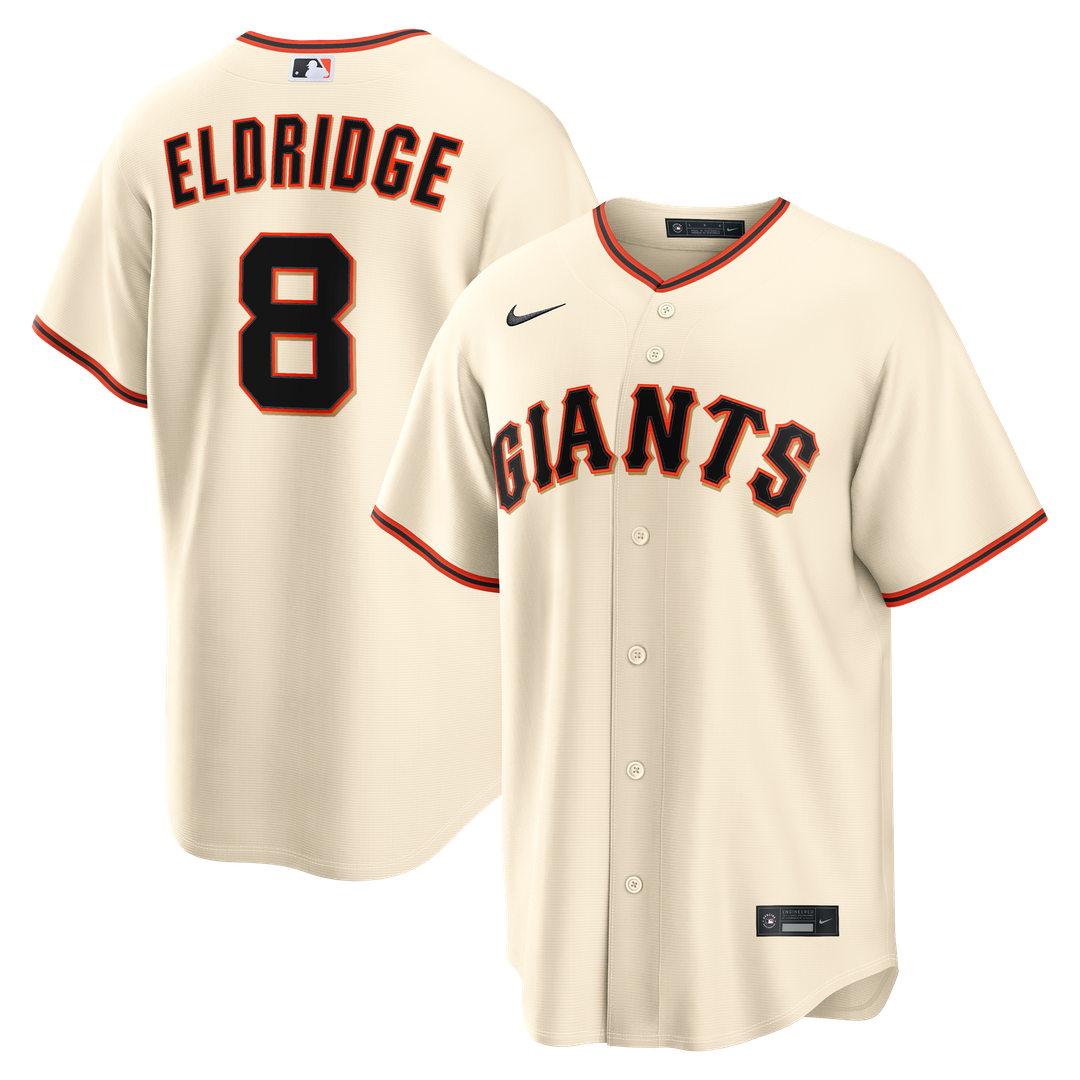 Bryce Eldridge San Francisco Giants Home Replica Jersey - Cream