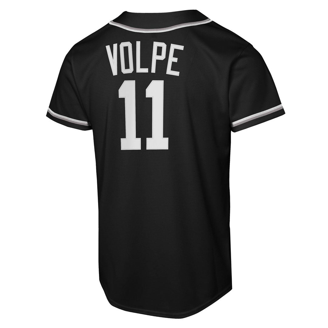 Anthony Volpe New York Yankees Youth Fashion Replica Player Jersey - Black