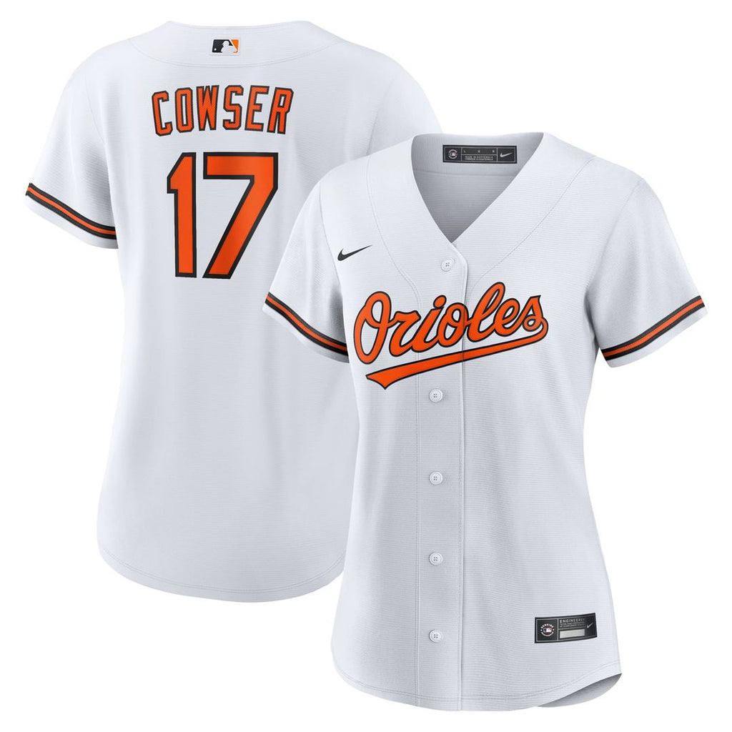 Colton Cowser Baltimore Orioles Women's Home Replica Jersey - White