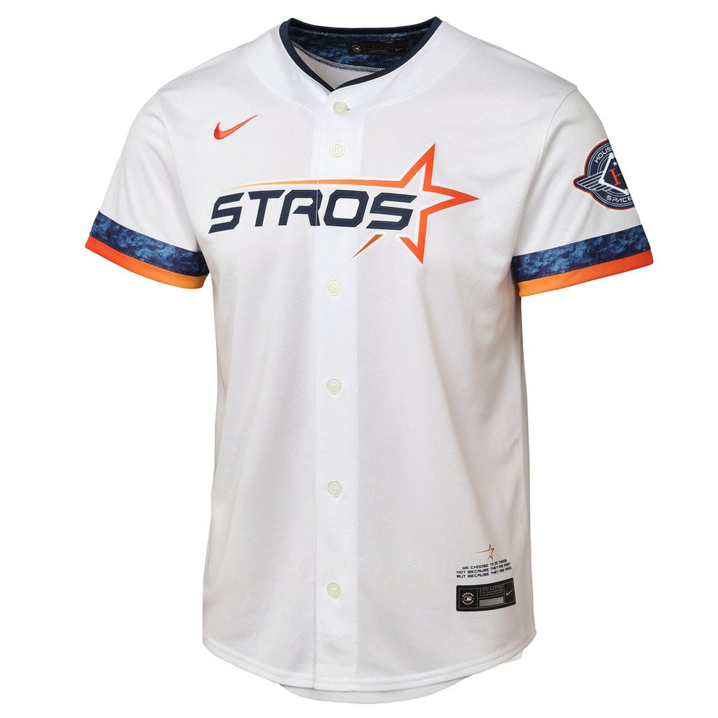 Houston Astros Youth 2025 City Connect Limited Jersey - White