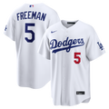Freddie Freeman Los Angeles Dodgers Home Stadium Jersey - White
