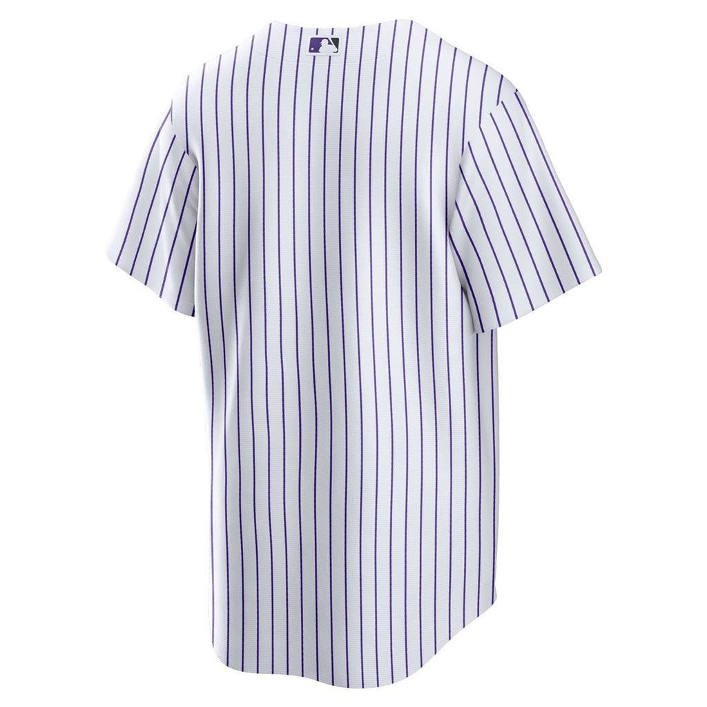 Colorado Rockies Home Blank Replica Jersey - White
