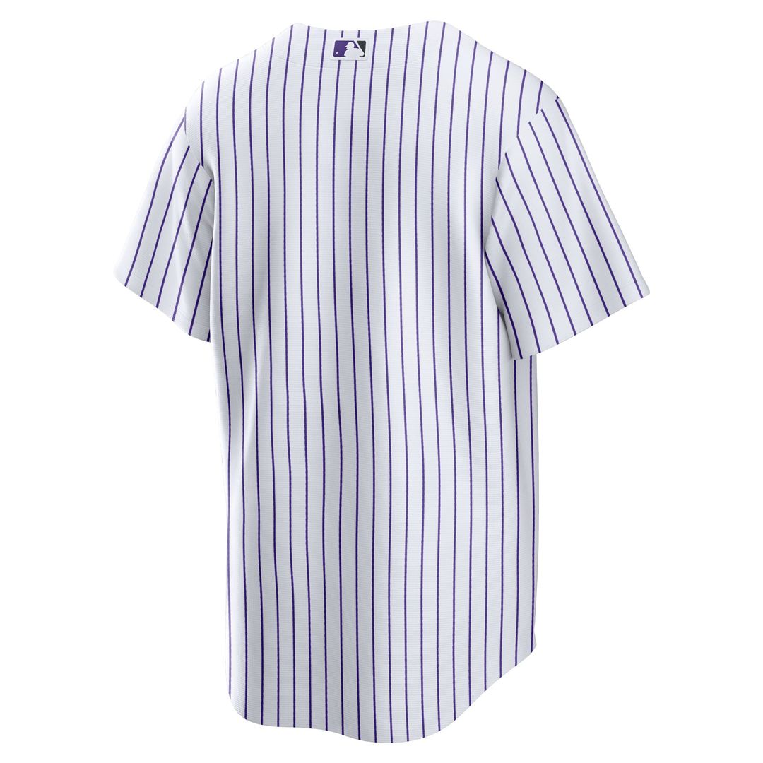 Colorado Rockies Home Blank Replica Jersey - White