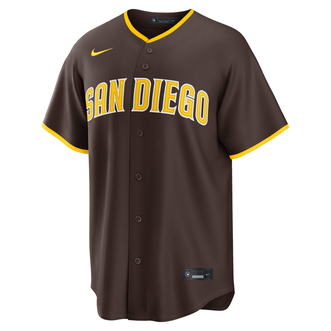 Fernando Tatis Jr. San Diego Padres Road Replica Jersey - Brown