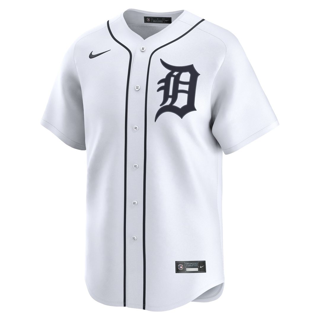 Riley Greene Detroit Tigers Home Limited Player Jersey - White
