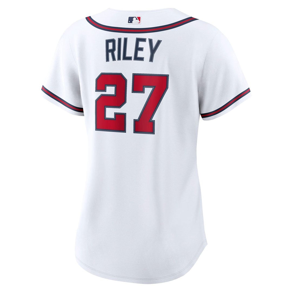 Austin Riley Atlanta Braves Women's Home Replica Jersey - White