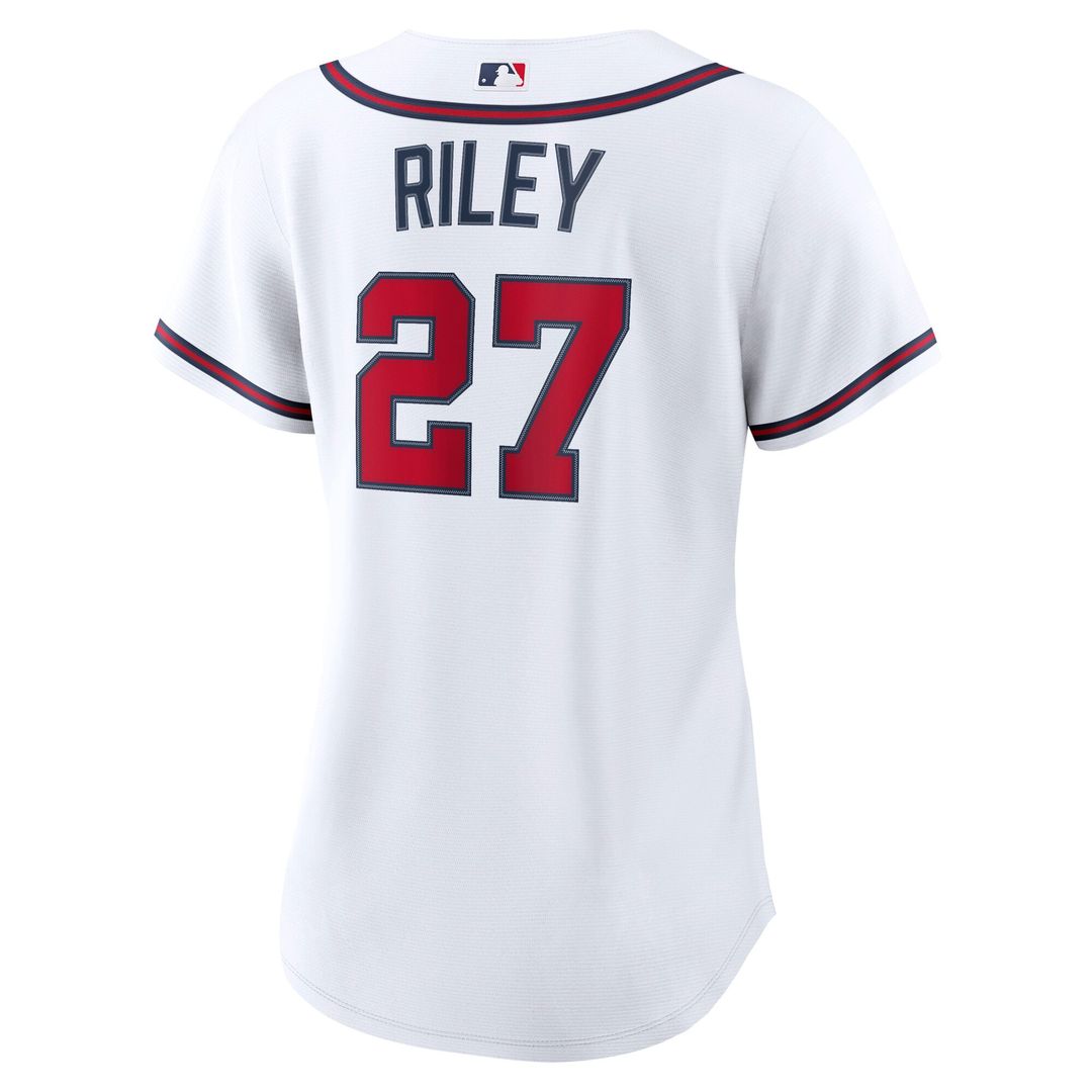 Austin Riley Atlanta Braves Women's Home Replica Jersey - White