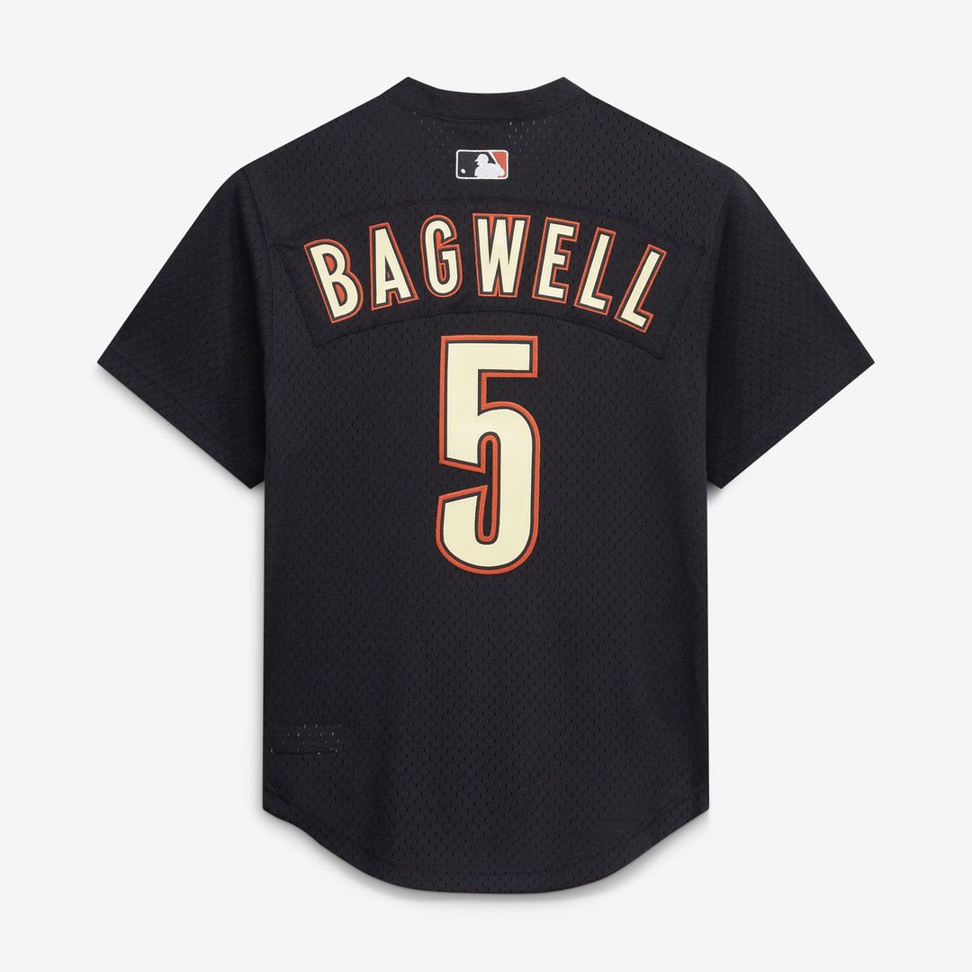 Jeff Bagwell Houston Astros Authentic Batting Practice Jersey - Black