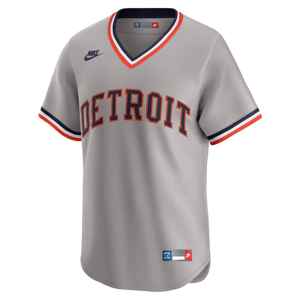 Detroit Tigers Cooperstown Collection Limited Jersey - Gray