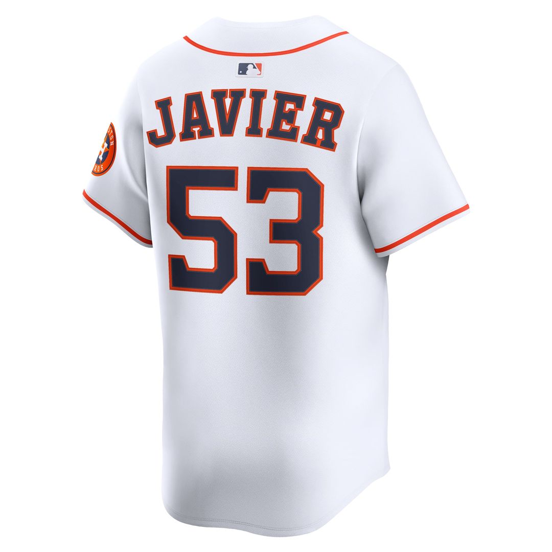 Cristian Javier Houston Astros Home Limited Player Jersey - White