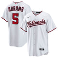 CJ Abrams Washington Nationals Home Replica Jersey - White