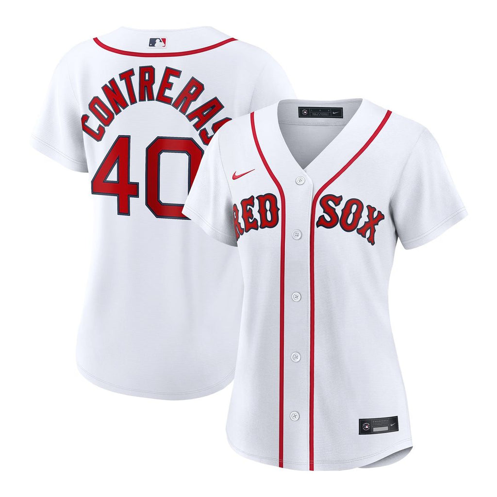 Willson Contreras Boston Red Sox Women's Home Replica Jersey - White