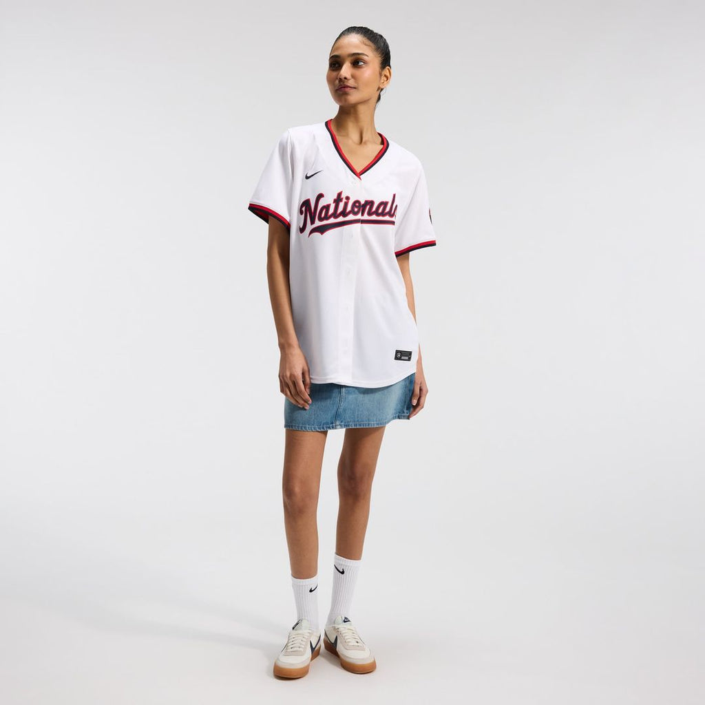 CJ Abrams Washington Nationals Women's Home Limited Player Jersey - White