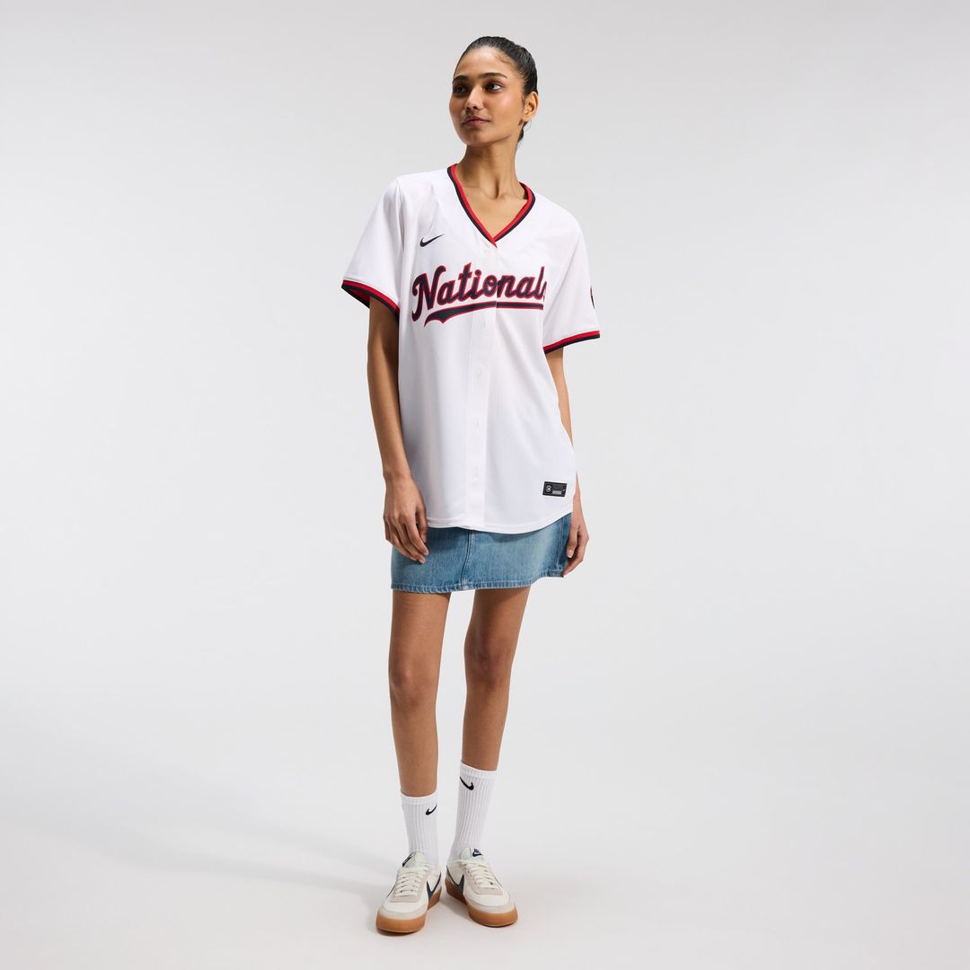 CJ Abrams Washington Nationals Women's Home Limited Player Jersey - White