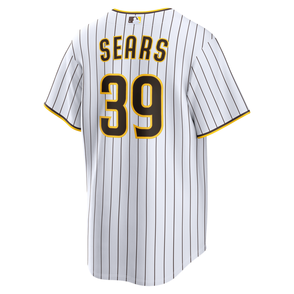 JP Sears San Diego Padres Home Replica Jersey - White