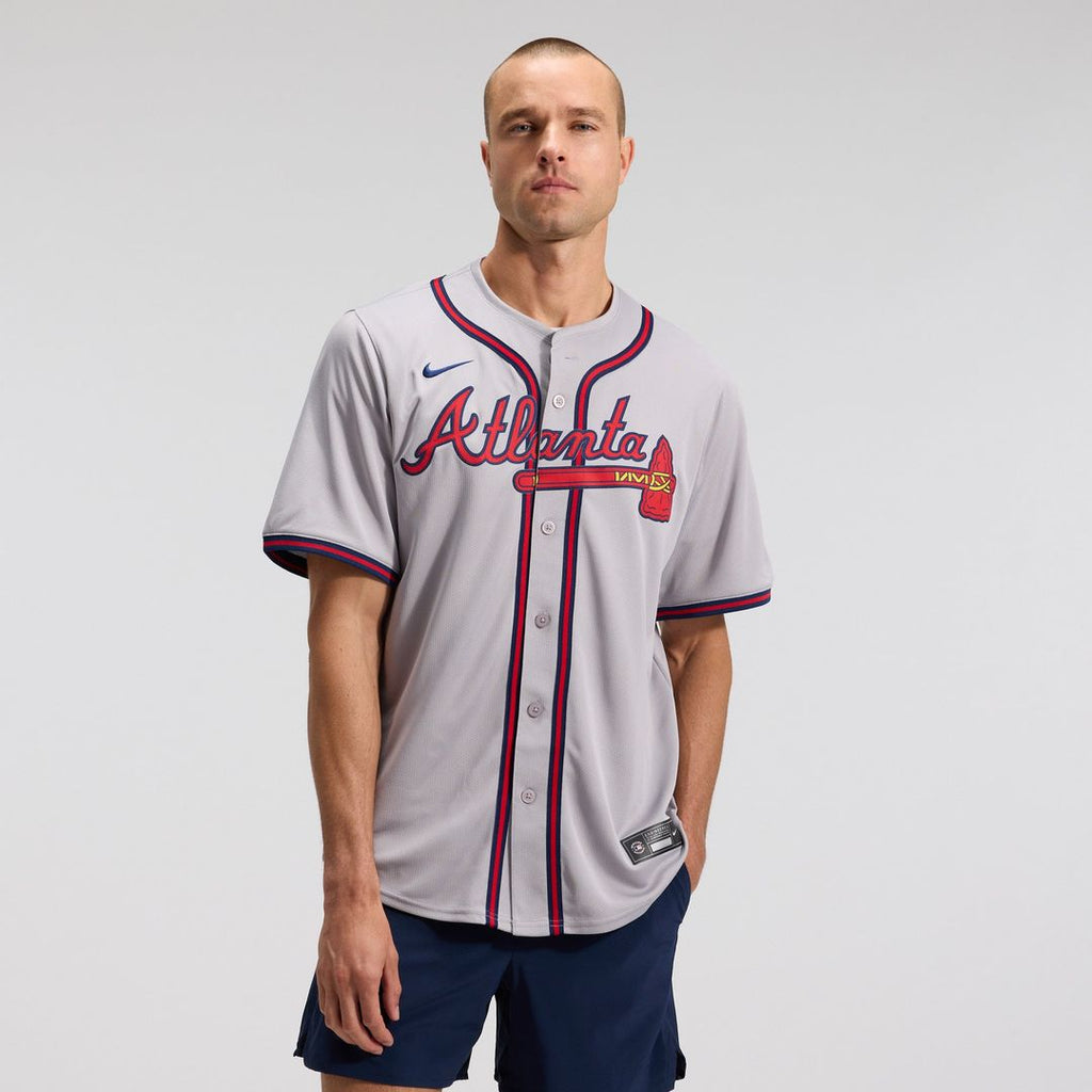 Ozzie Albies Atlanta Braves Road Limited Player Jersey - Gray