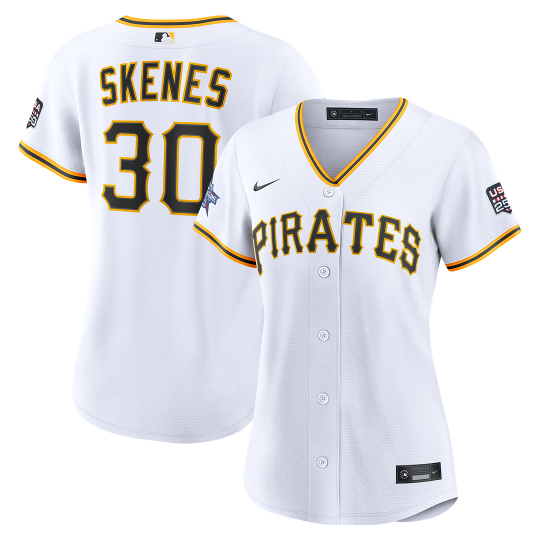 2026 All - Star Game Women's Pittsburgh Pirates Paul Skenes White Replica Jersey