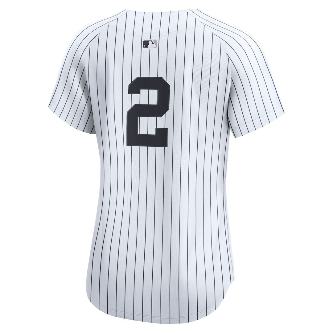 Derek Jeter New York Yankees Women's Home Limited Jersey - White