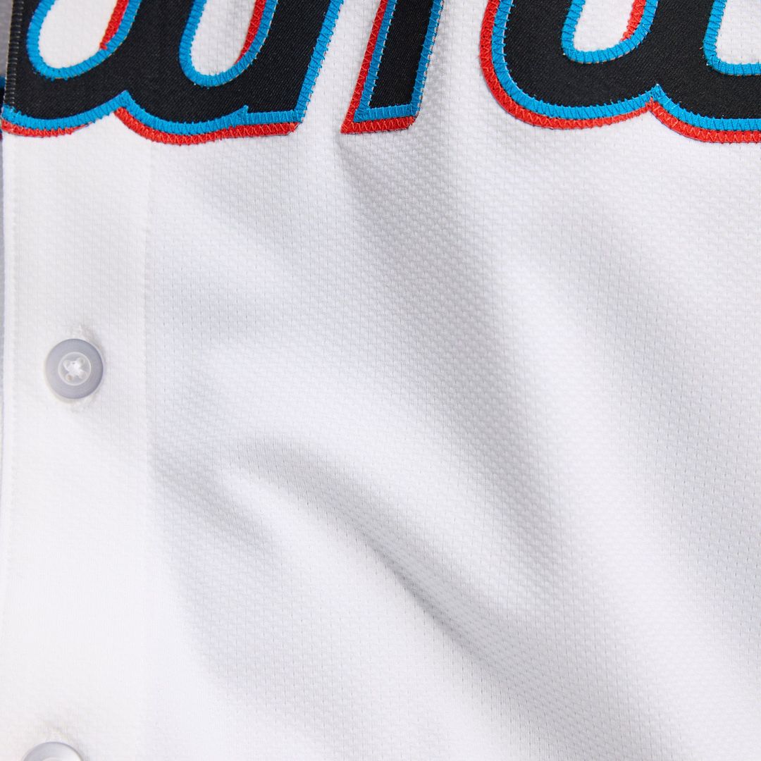 Miami Marlins Home Elite Jersey - White
