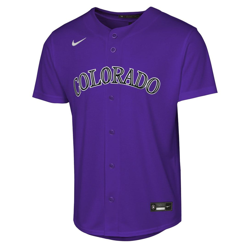 Kris Bryant Colorado Rockies Youth Alternate Replica Jersey - Purple