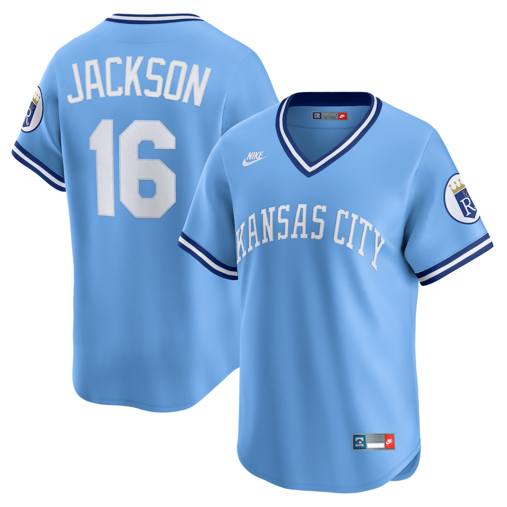 Bo Jackson Kansas City Royals Throwback Cooperstown Collection Limited Jersey - Light Blue